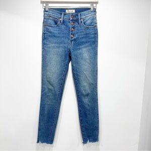 Madewell Indigo Denim Skinny Jeans size 25